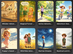 A favicon of Story Illustrator AI