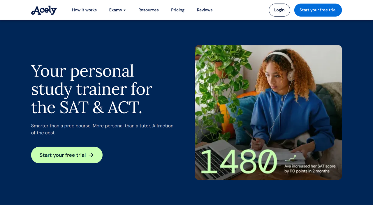 Screenshot of Acely.ai