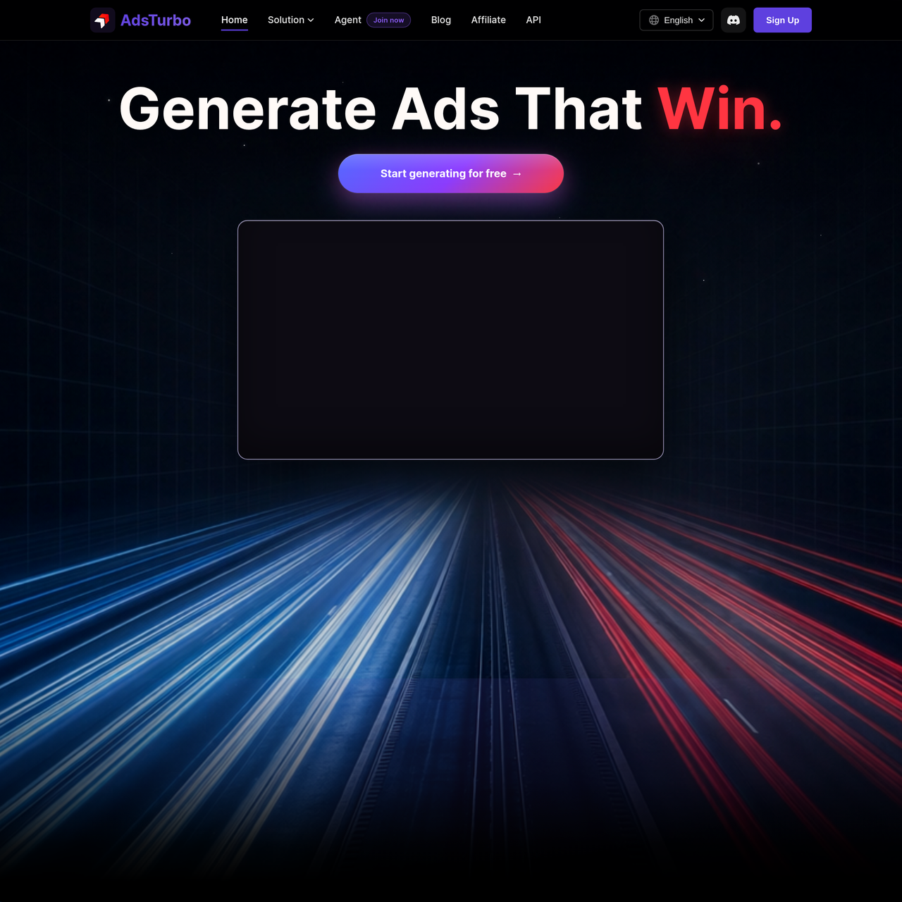 Screenshot of AdsTurbo AI Ads