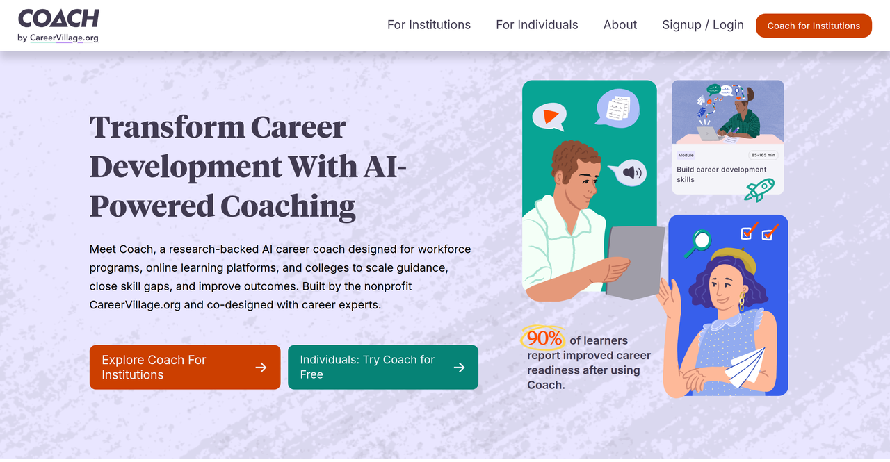 Screenshot of AI Career Coach