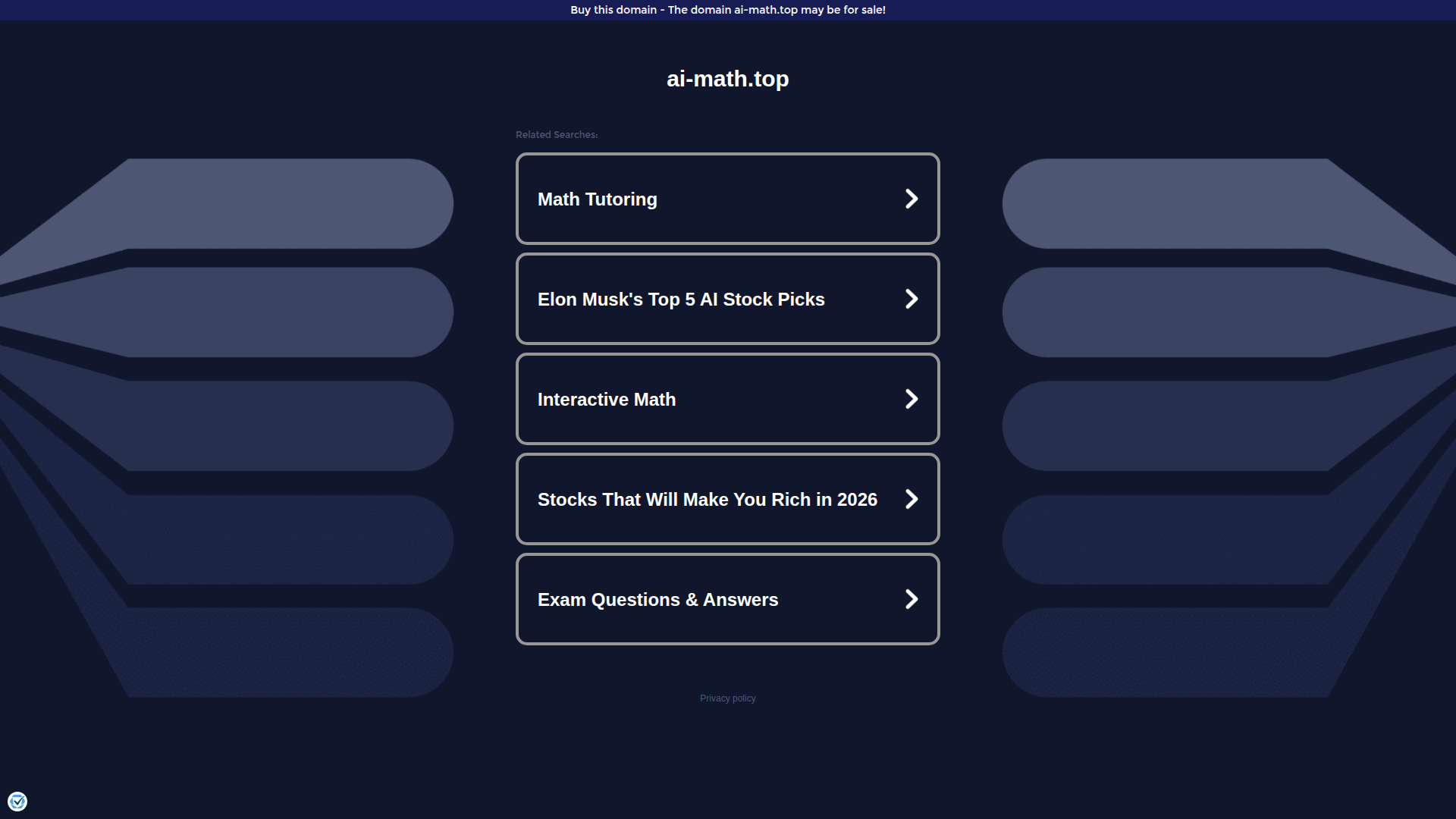 Screenshot of AI Math
