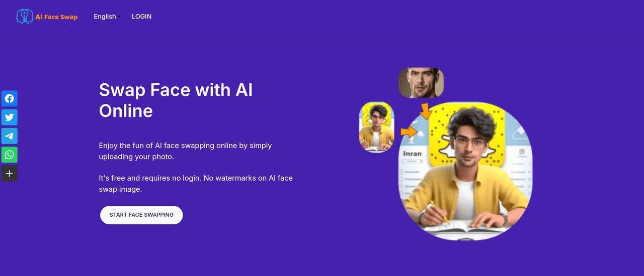 Screenshot of Aifaceswap