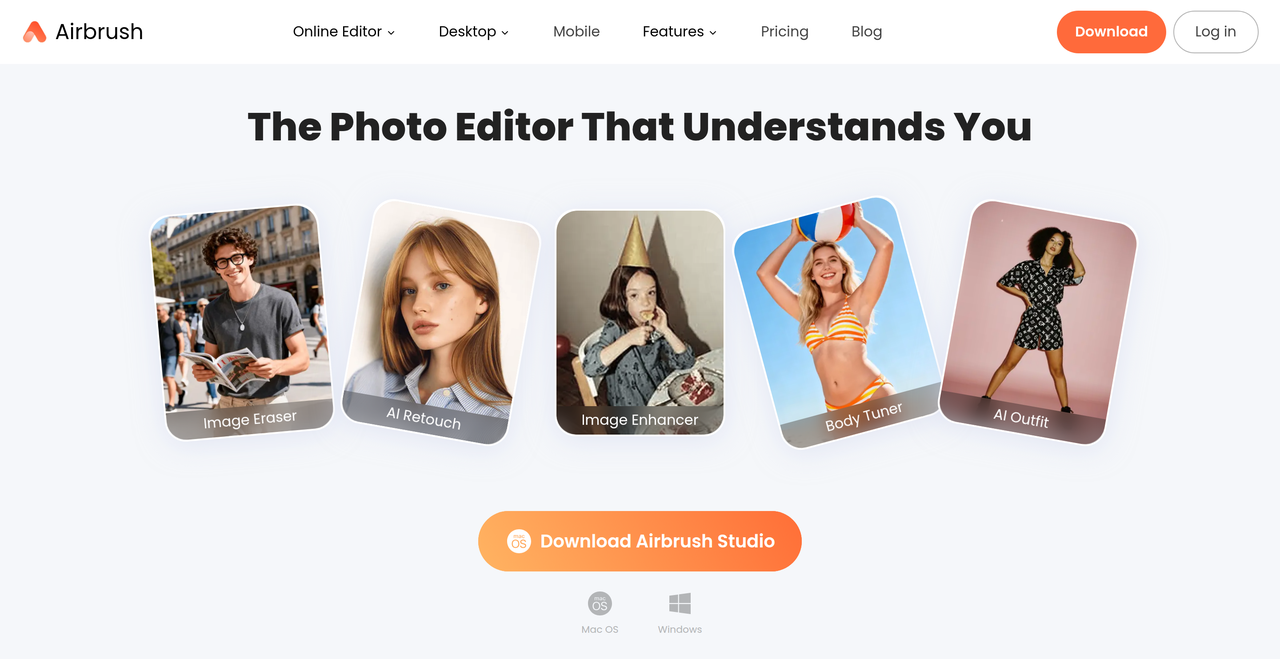 Screenshot of AirBrush Studio