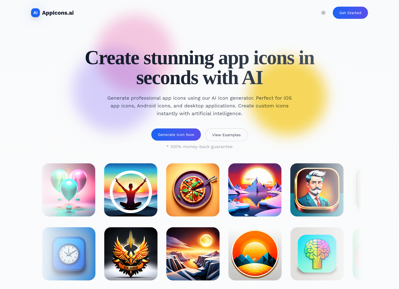 Screenshot of AppAppIcons AI