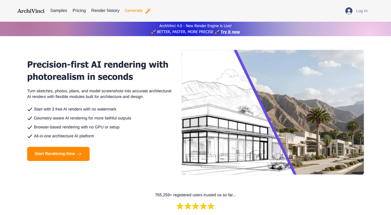 Screenshot of ArchiVinci