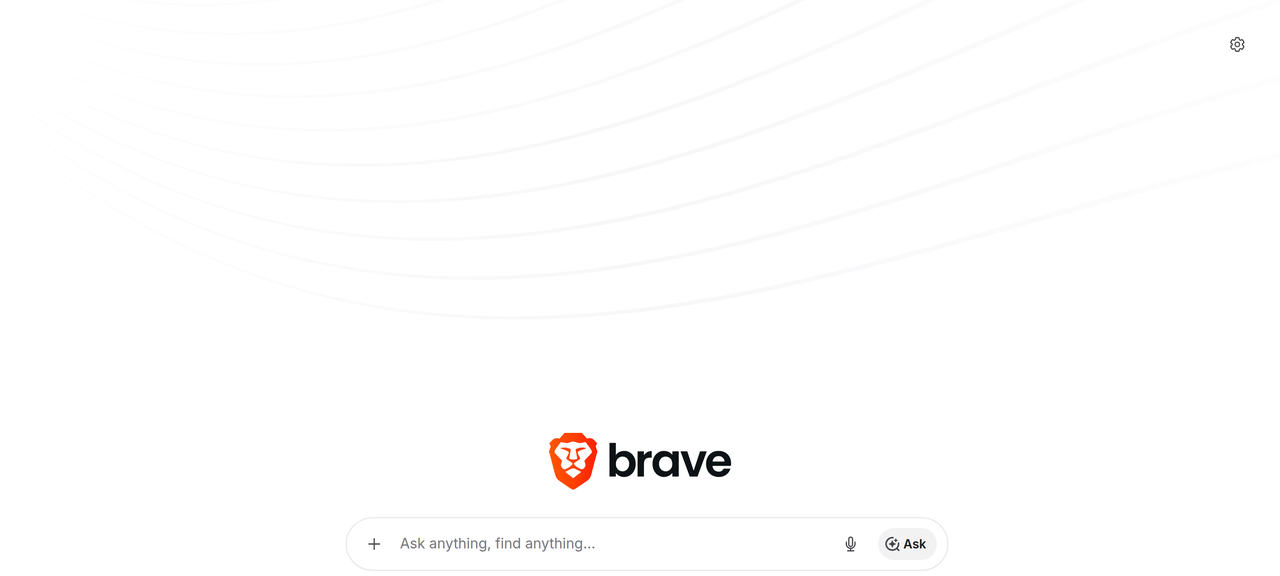 Screenshot of Ask Brave