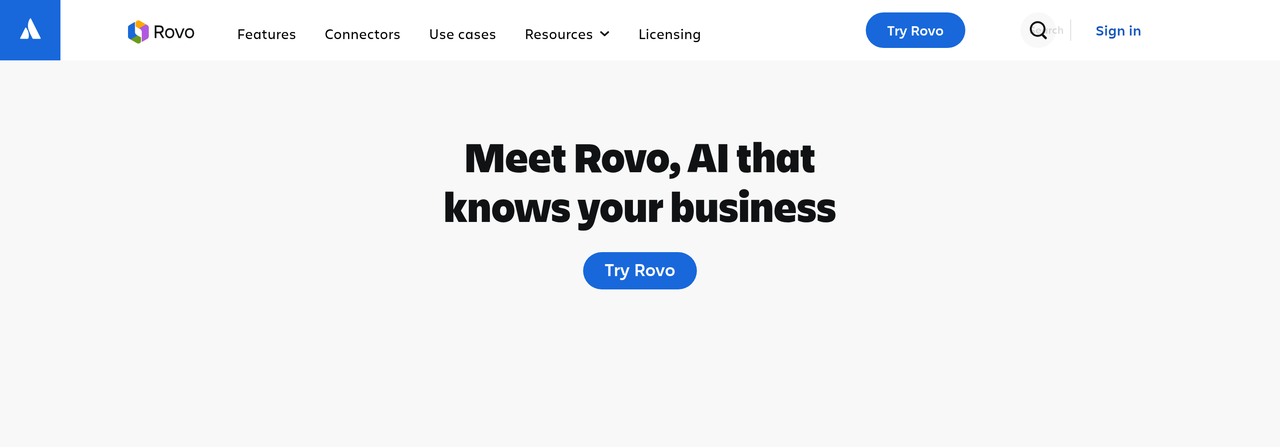 Screenshot of Atlassian Rovo