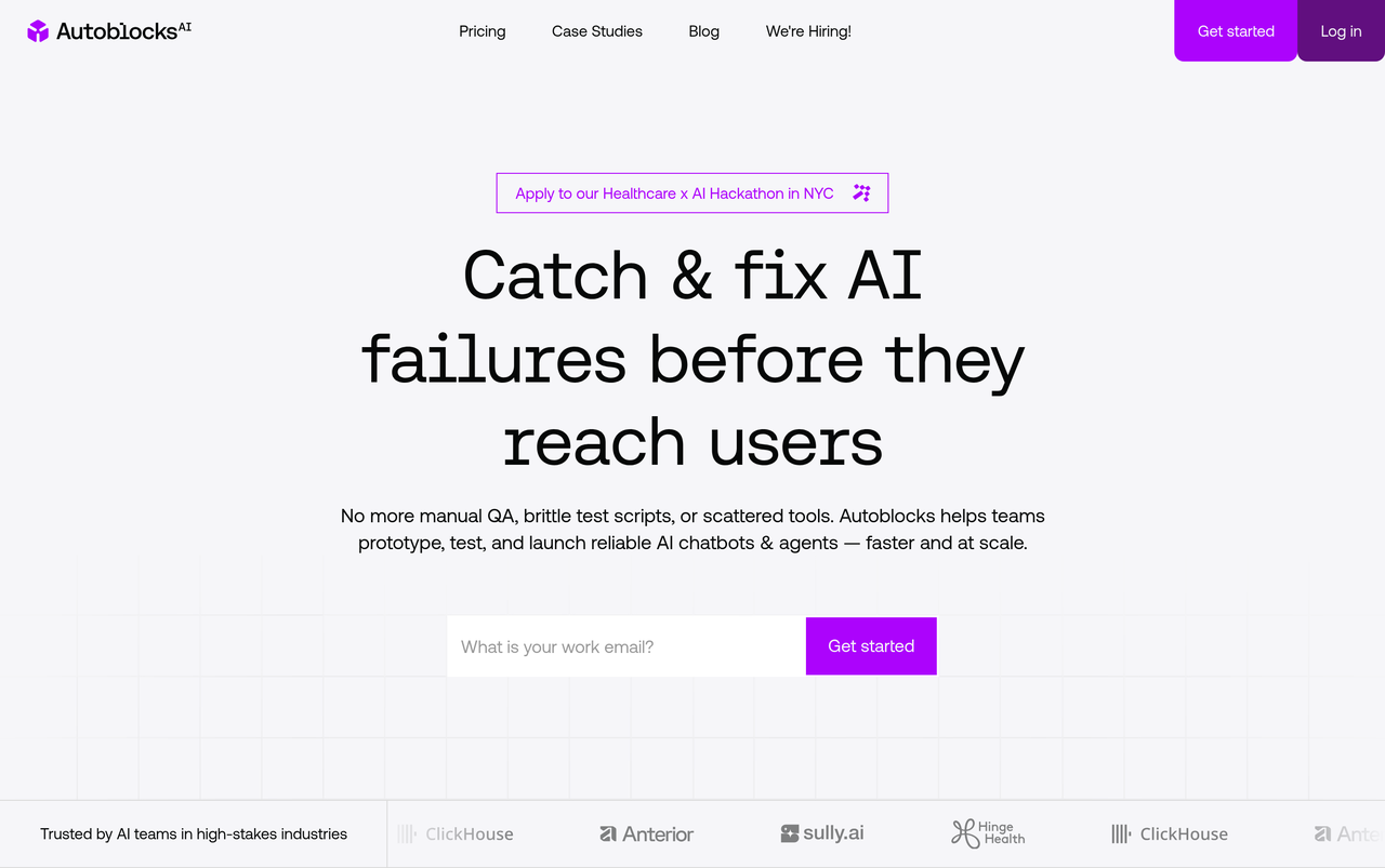 Screenshot of Autoblocks AI