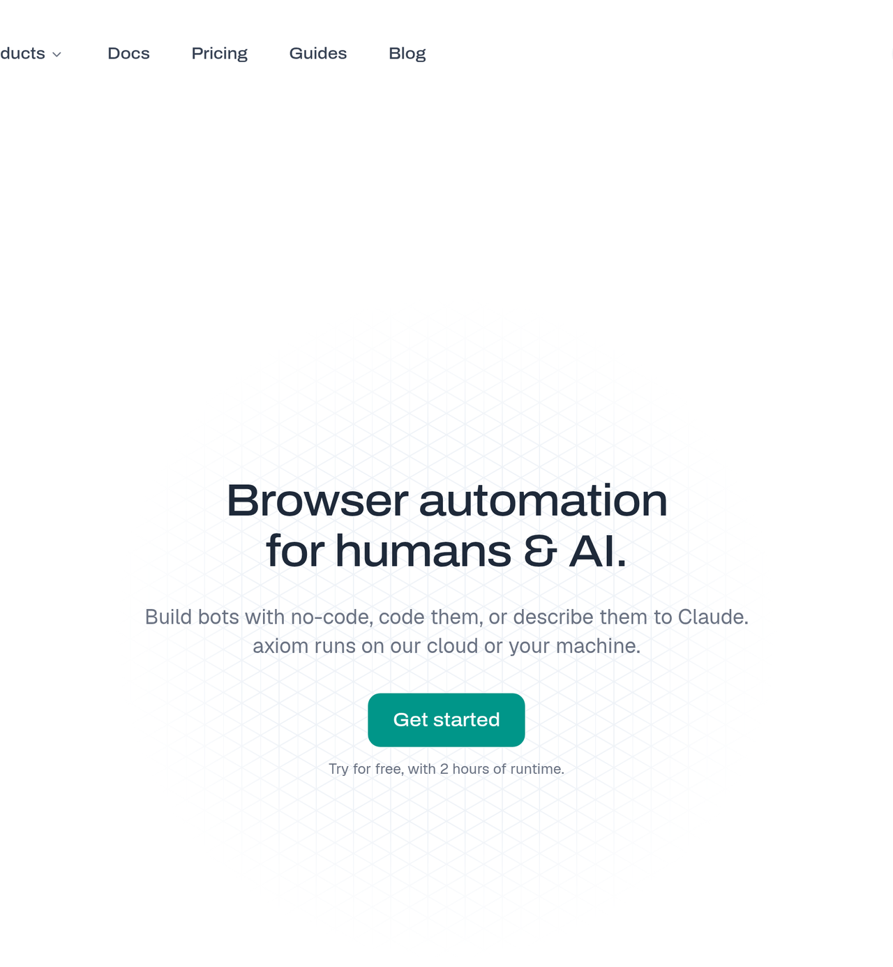 Screenshot of Axiom