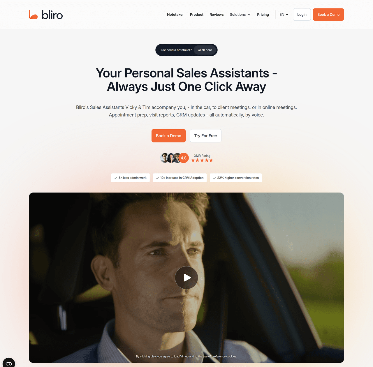 Screenshot of Bliro