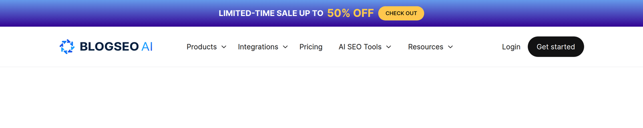 Screenshot of BlogSEO AI