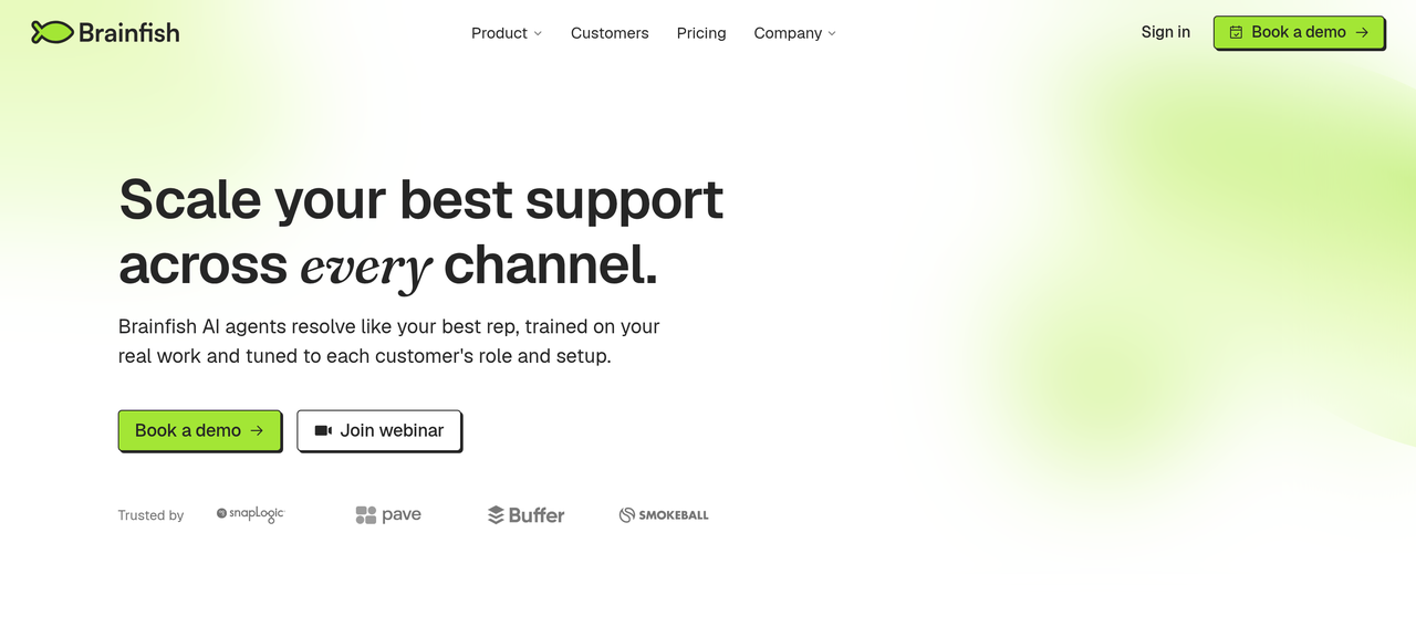 Screenshot of Brainfish