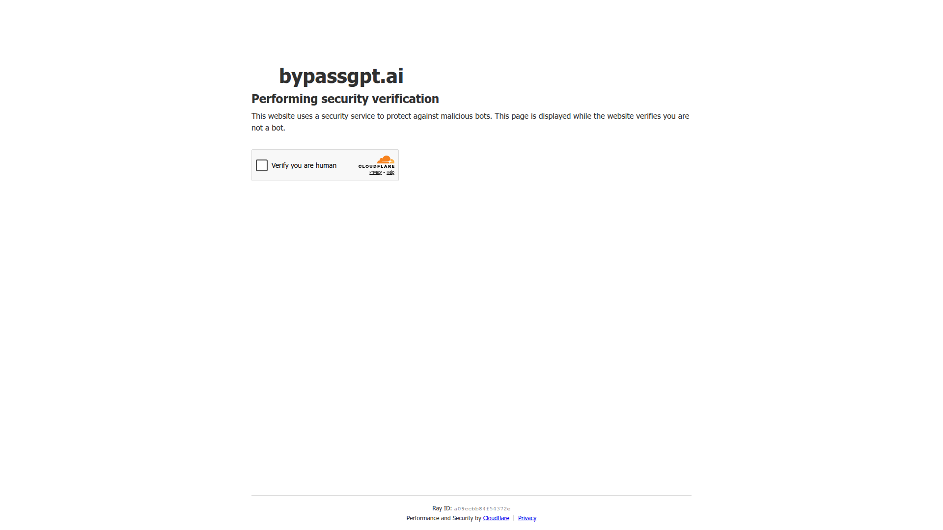 Screenshot of Bypassgpt