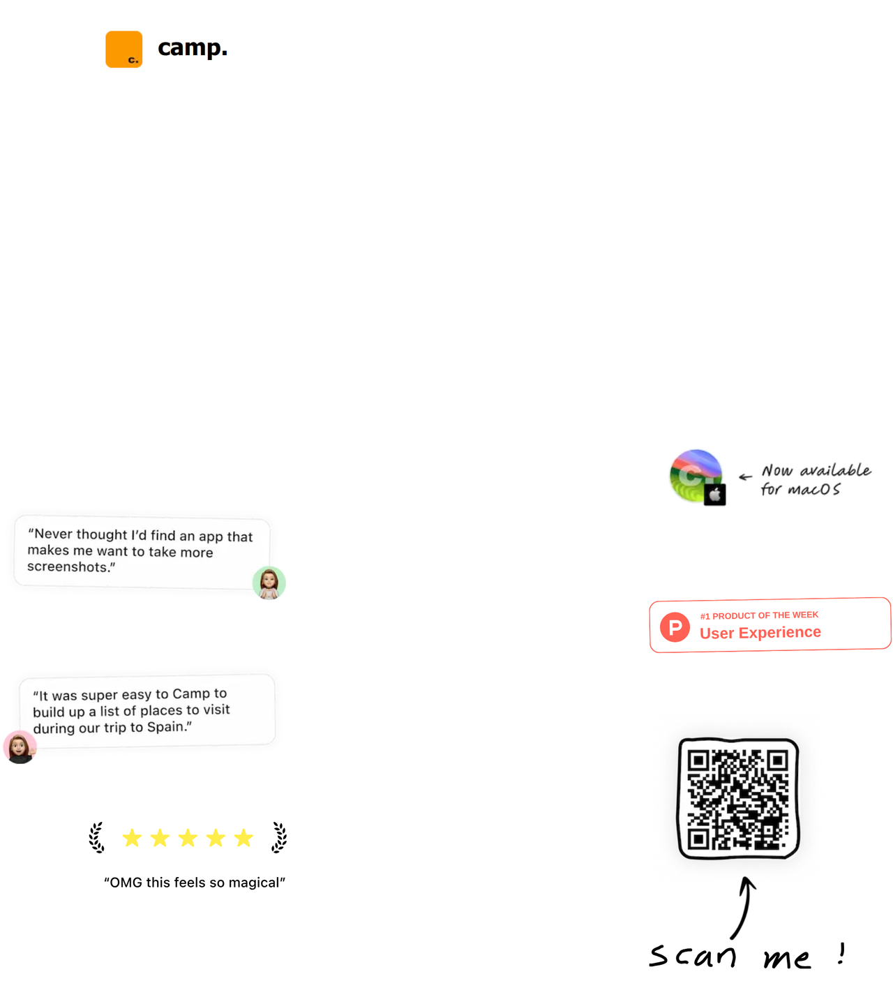 Screenshot of camp AI