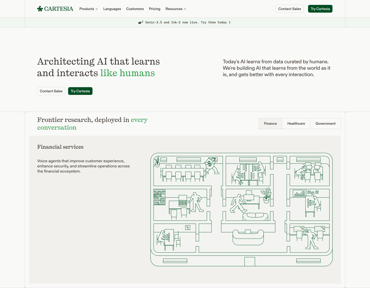 Screenshot of Cartesia AI