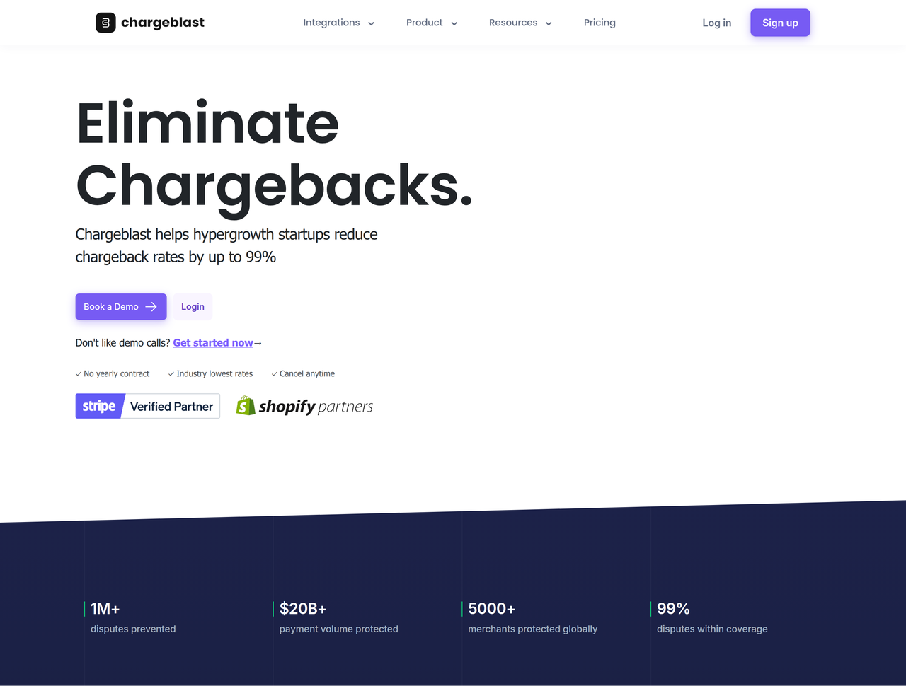 Screenshot of Chargeblast