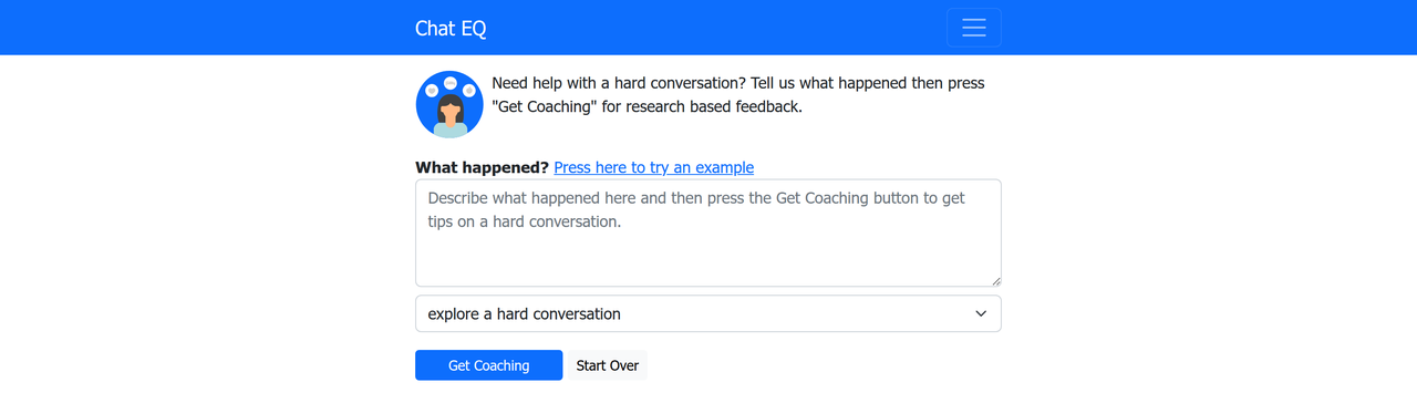 Screenshot of Chat EQ