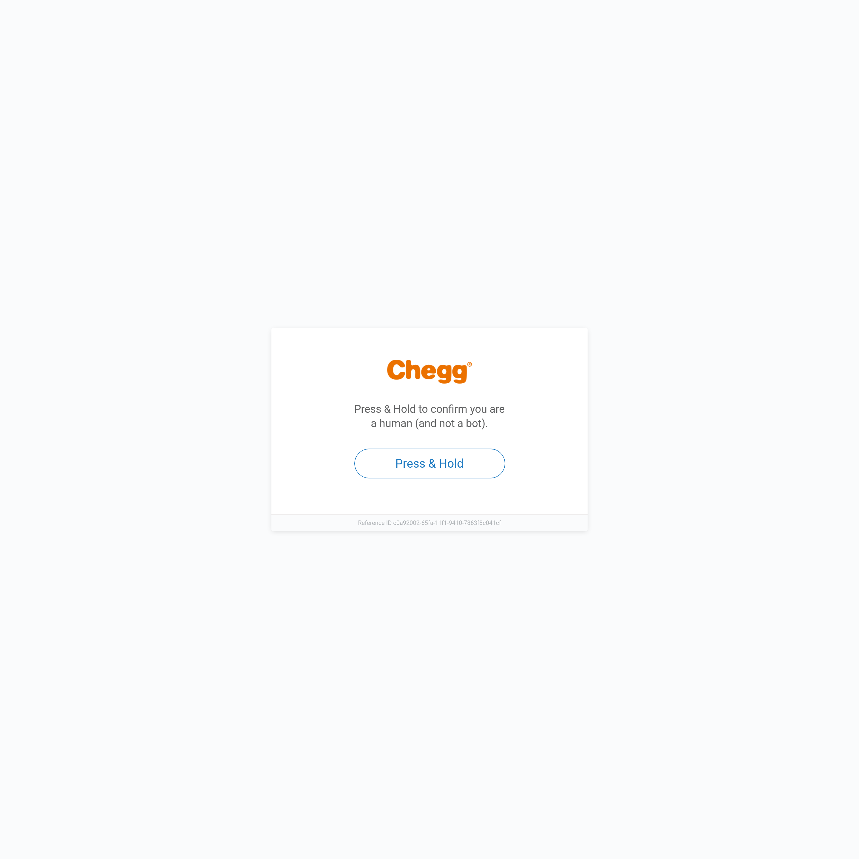 Screenshot of Chegg