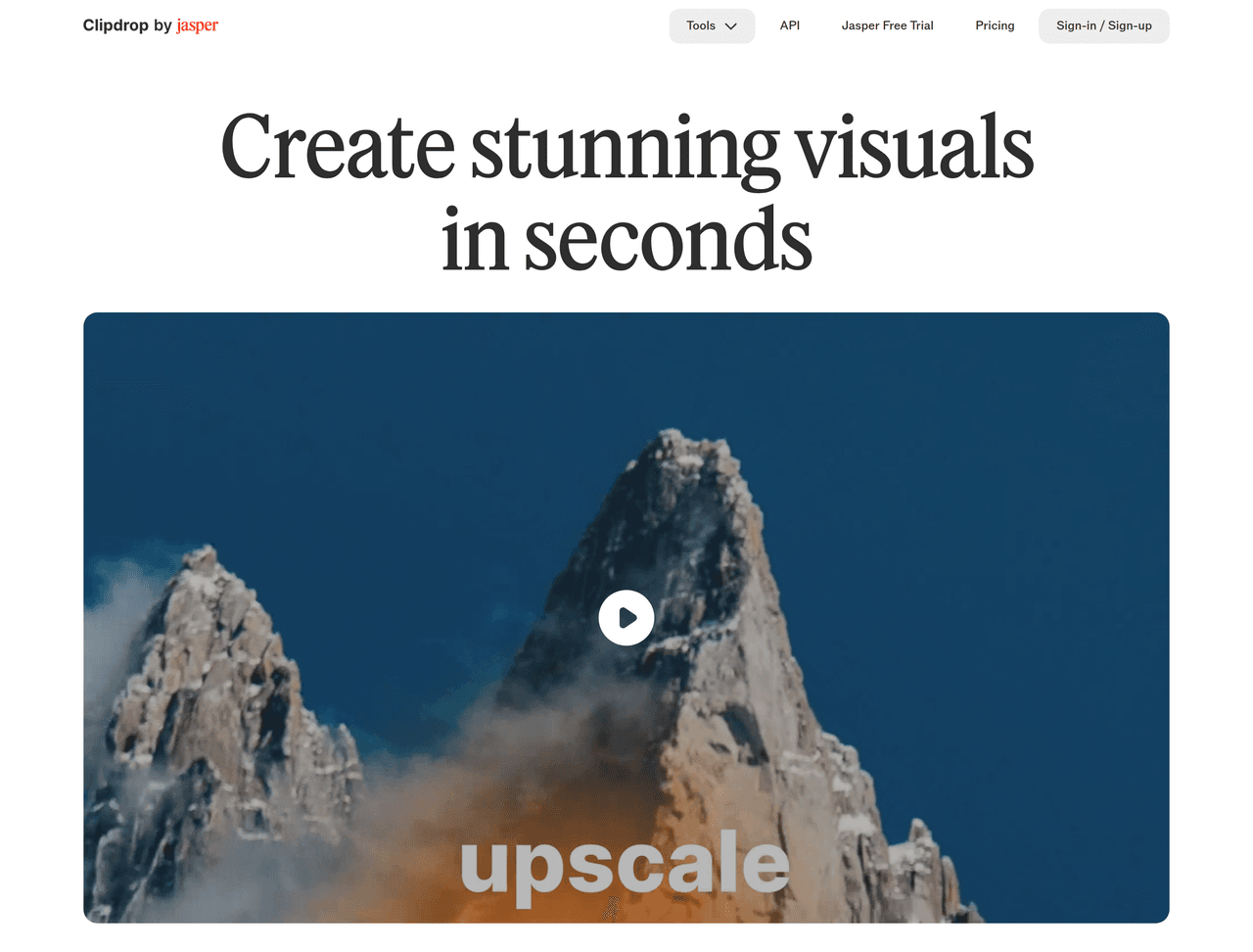 Screenshot of Clipdrop