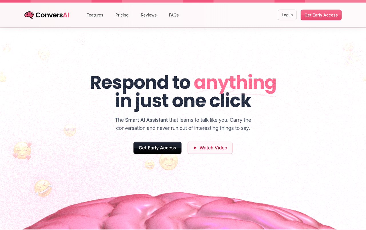 Screenshot of ConversAI