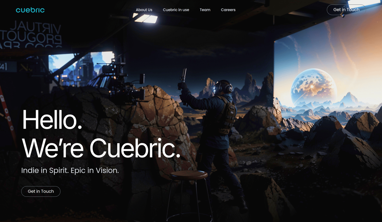 Screenshot of Cuebric