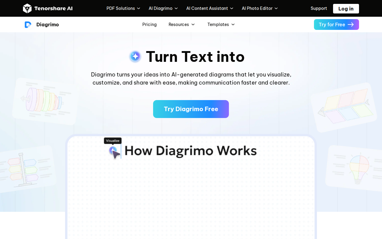 Screenshot of Diagrimo
