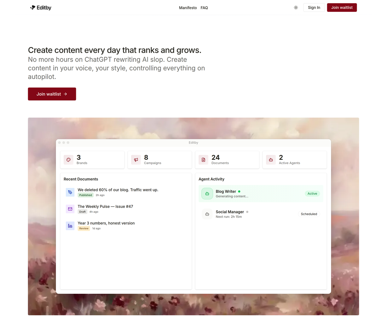 Screenshot of Editby