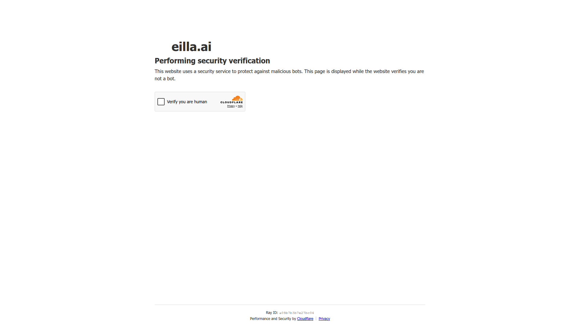 Screenshot of Eilla AI