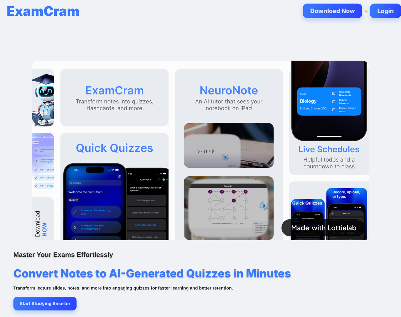 Screenshot of ExamCram