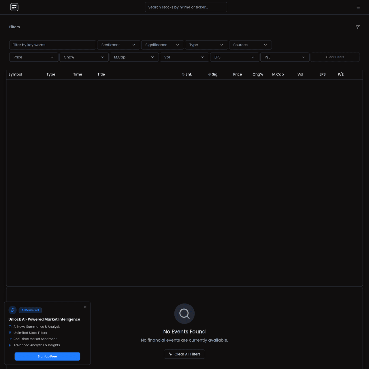 Screenshot of Finalle