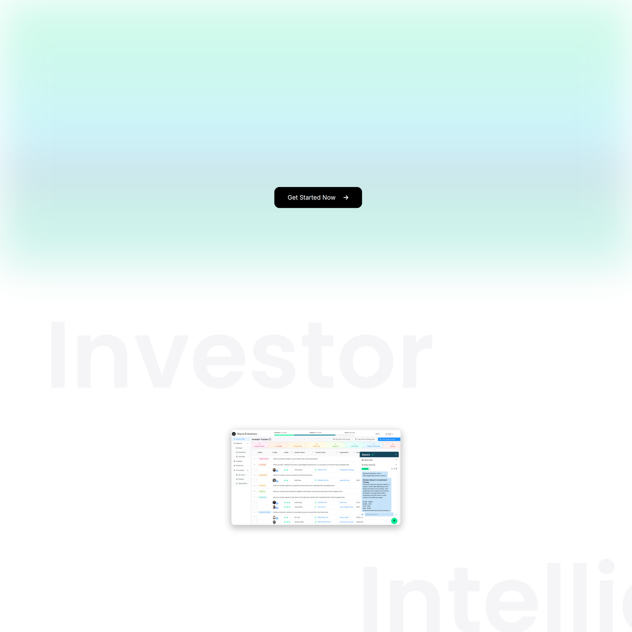 Screenshot of Finta