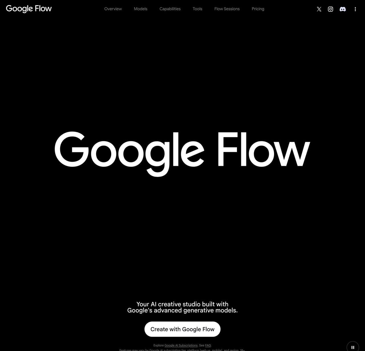 Screenshot of Flow Google