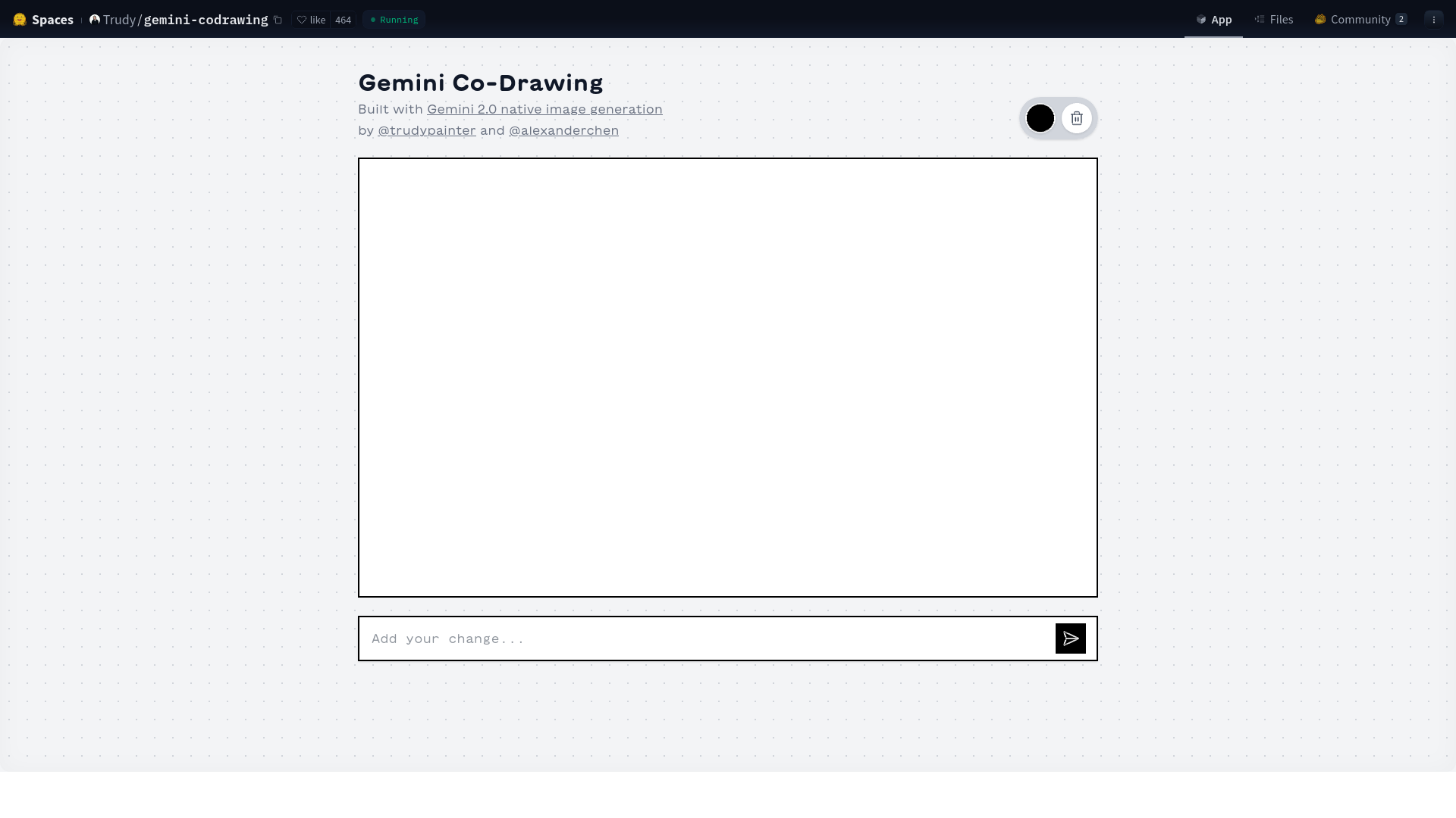 Screenshot of Gemini Co-Drawing
