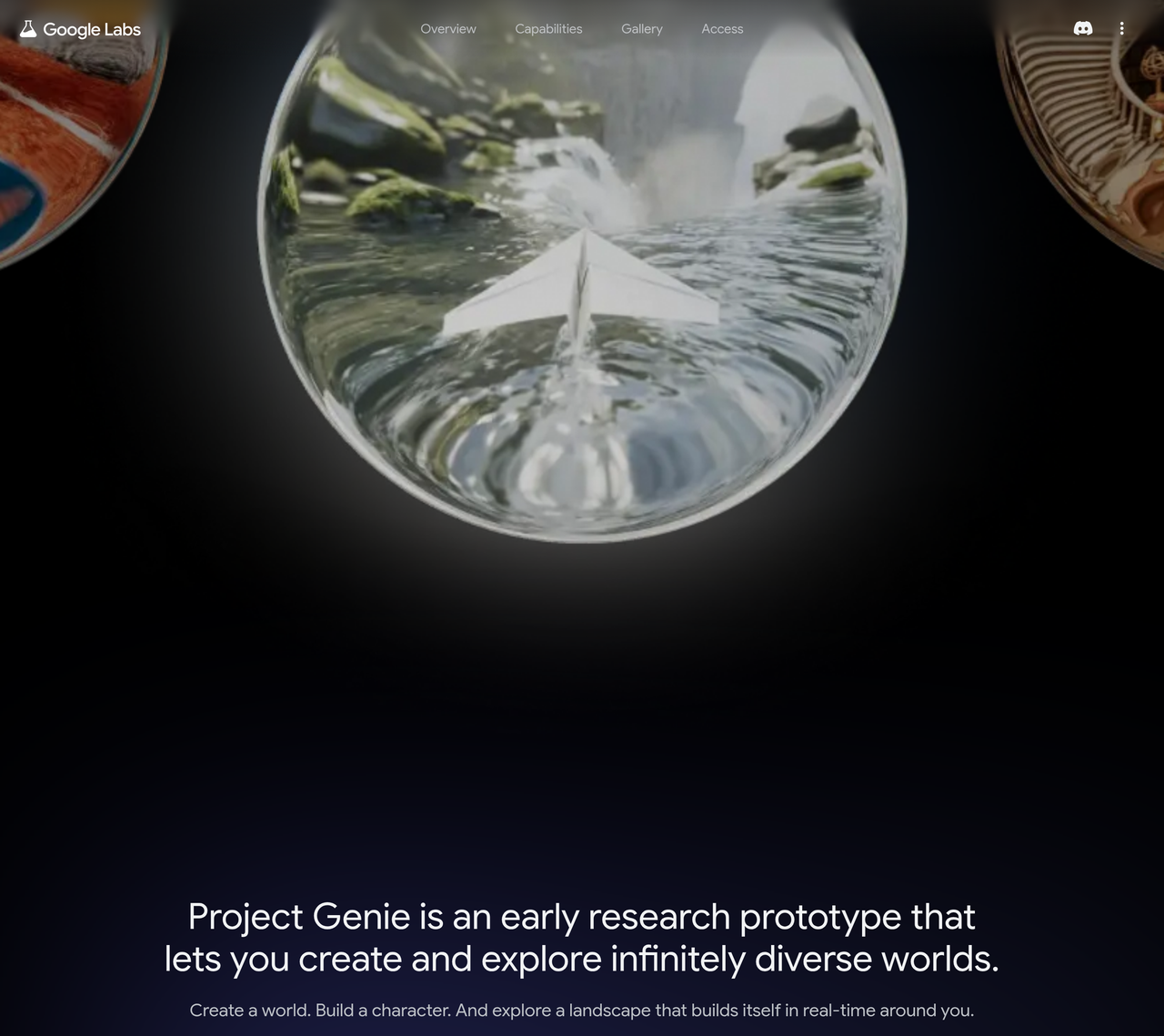 Screenshot of Genie by Deepmind