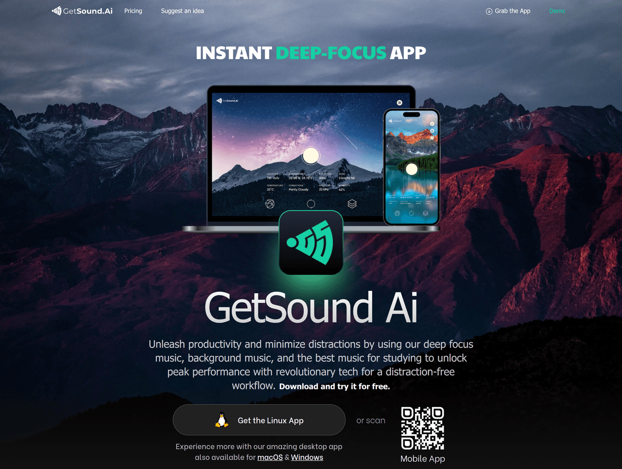 Screenshot of Getsound