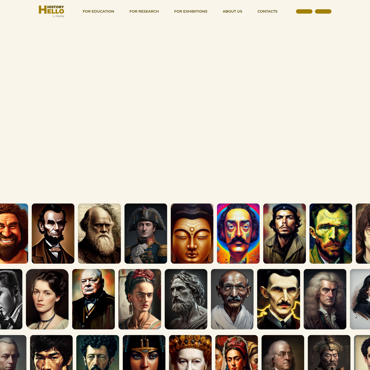 Screenshot of Hello History