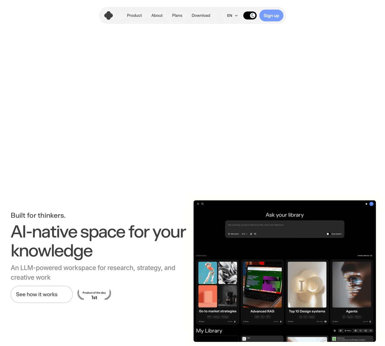 Screenshot of IKI AI