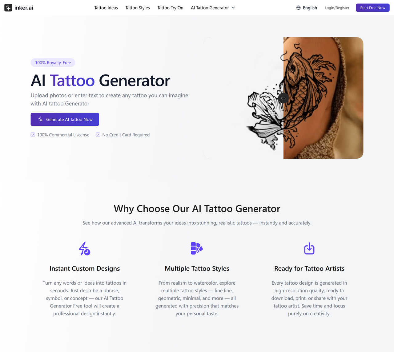 Screenshot of Inker AI