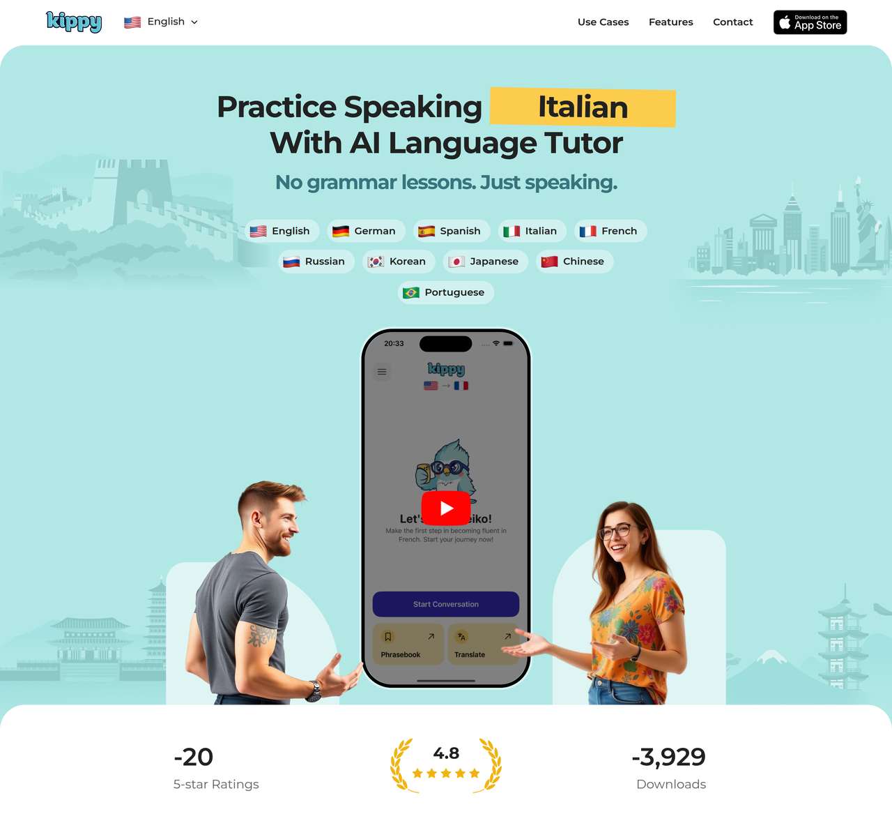 Screenshot of Kippy AI