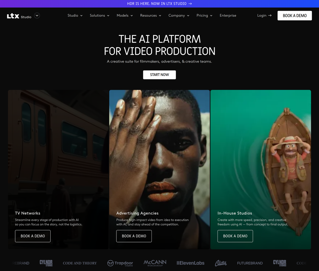 Screenshot of LTX Studio