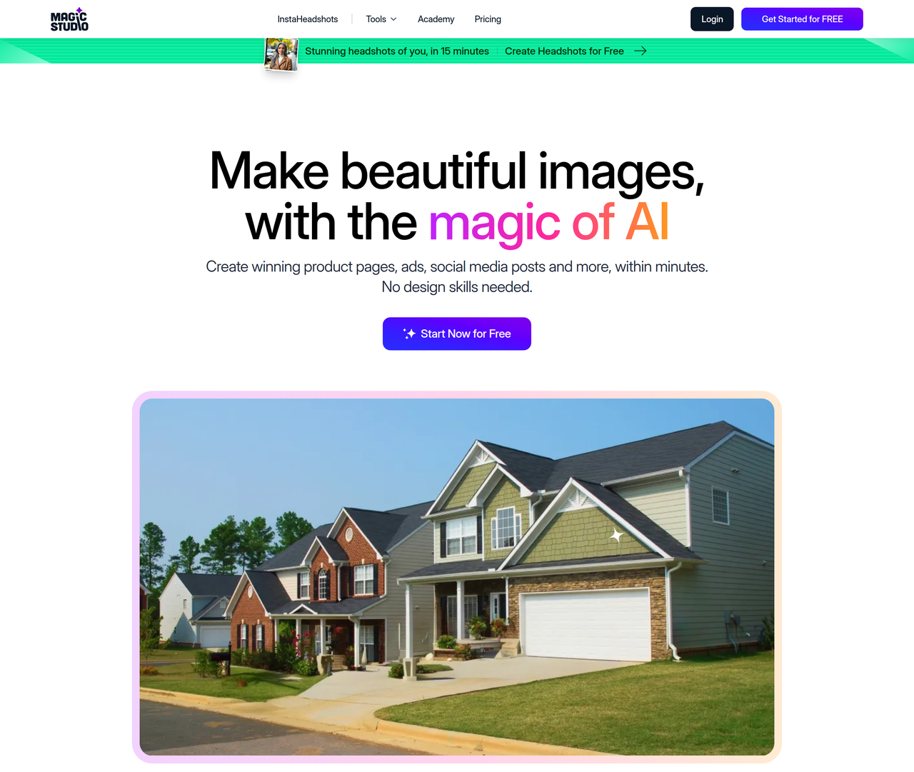 Screenshot of Magic Studio