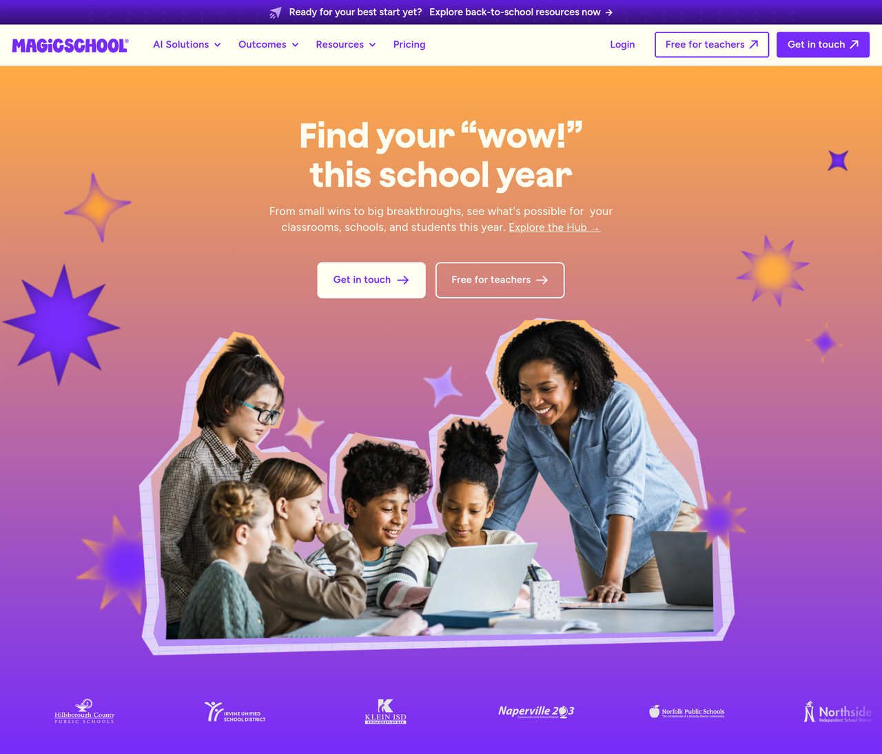 Screenshot of MagicSchool