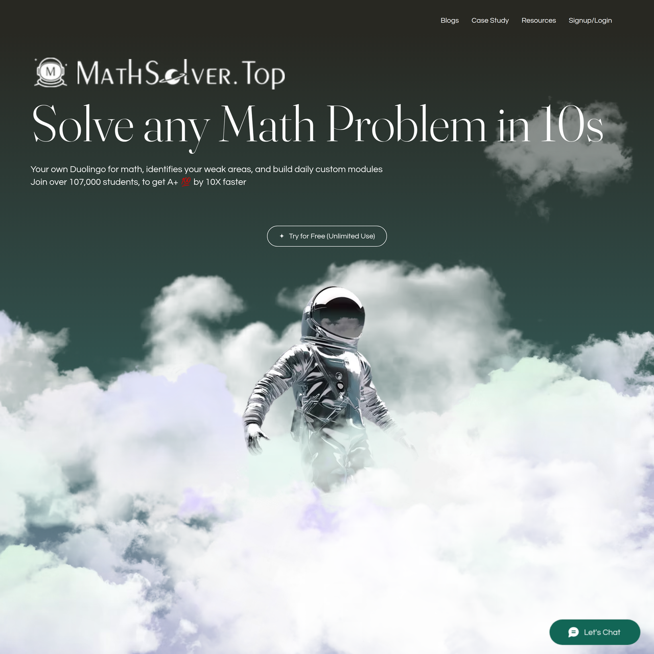 Screenshot of Mathsolver.top