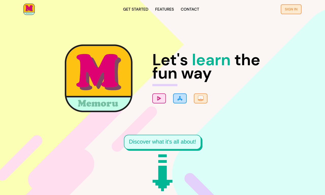 Screenshot of Memoru Flashcards