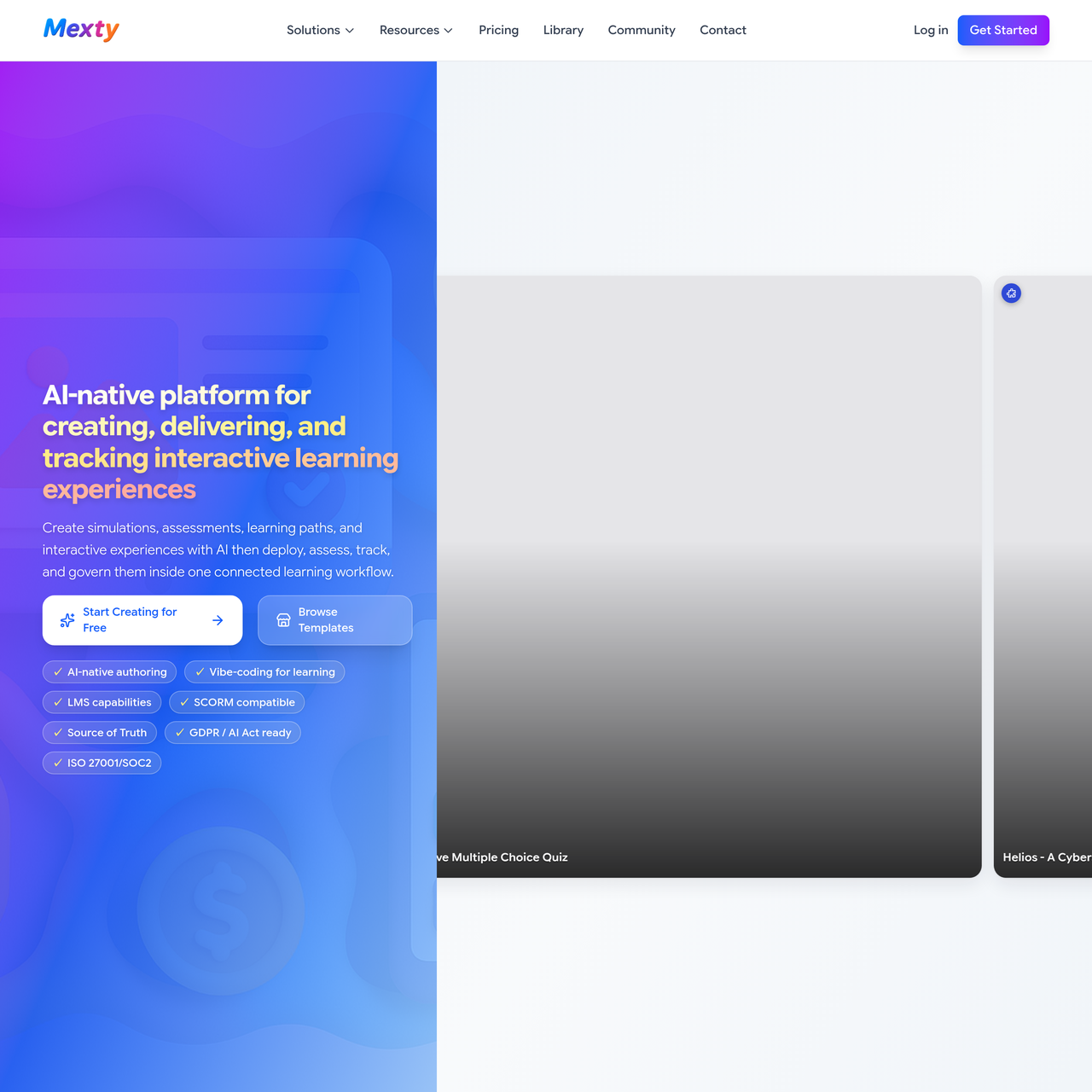 Screenshot of Mexty