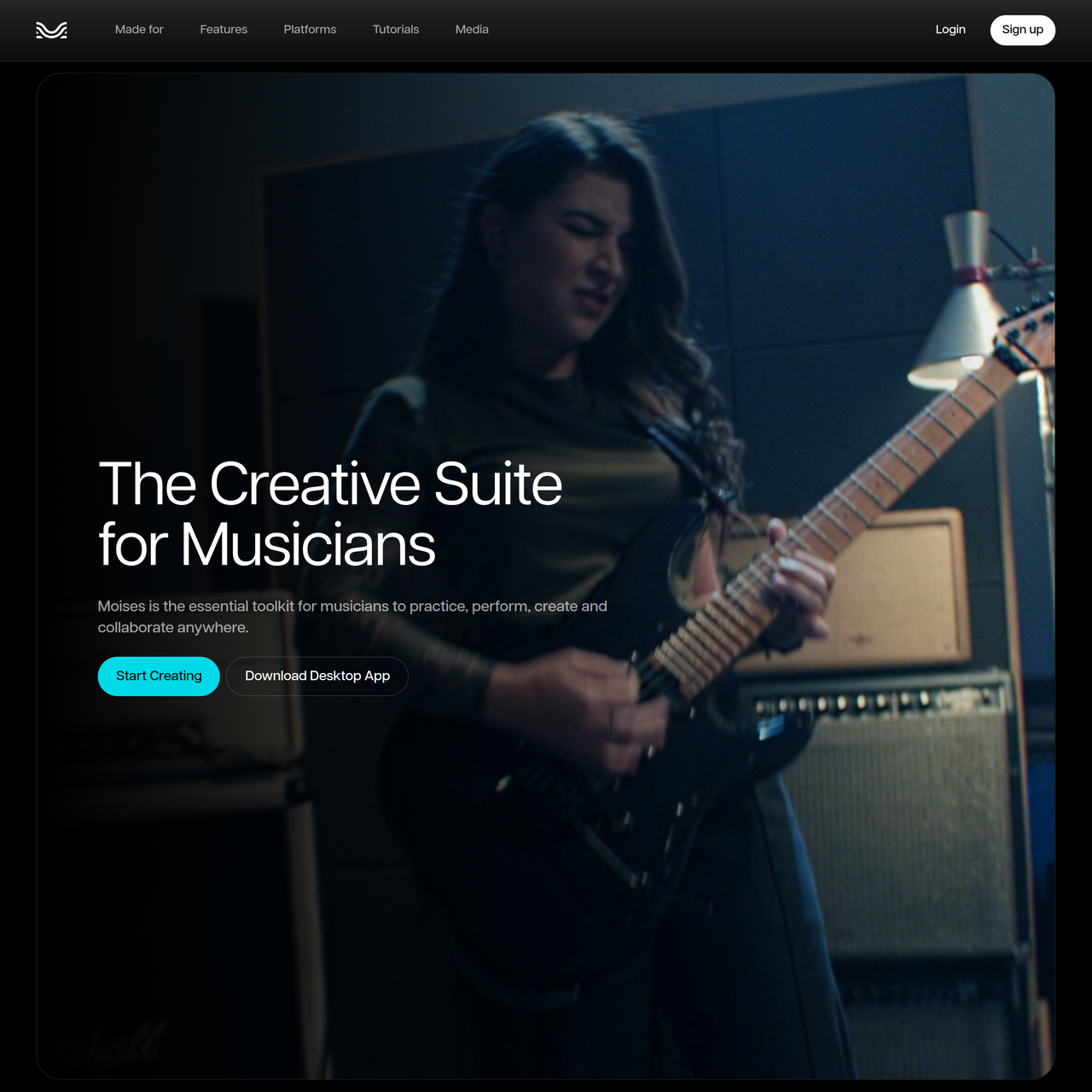 Screenshot of Moises.ai