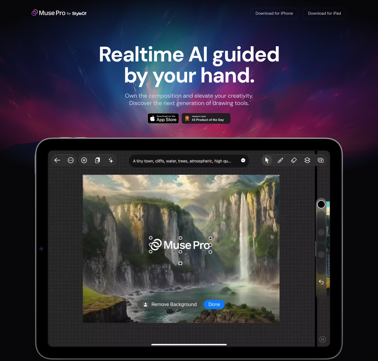 Screenshot of Muse Pro