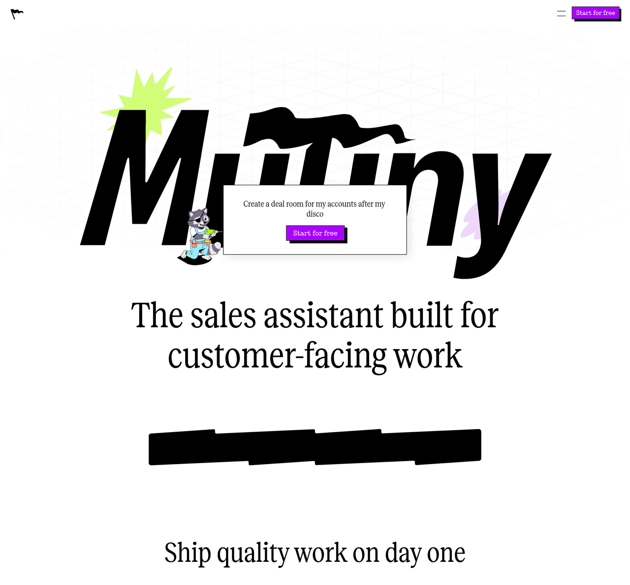 Screenshot of Mutiny
