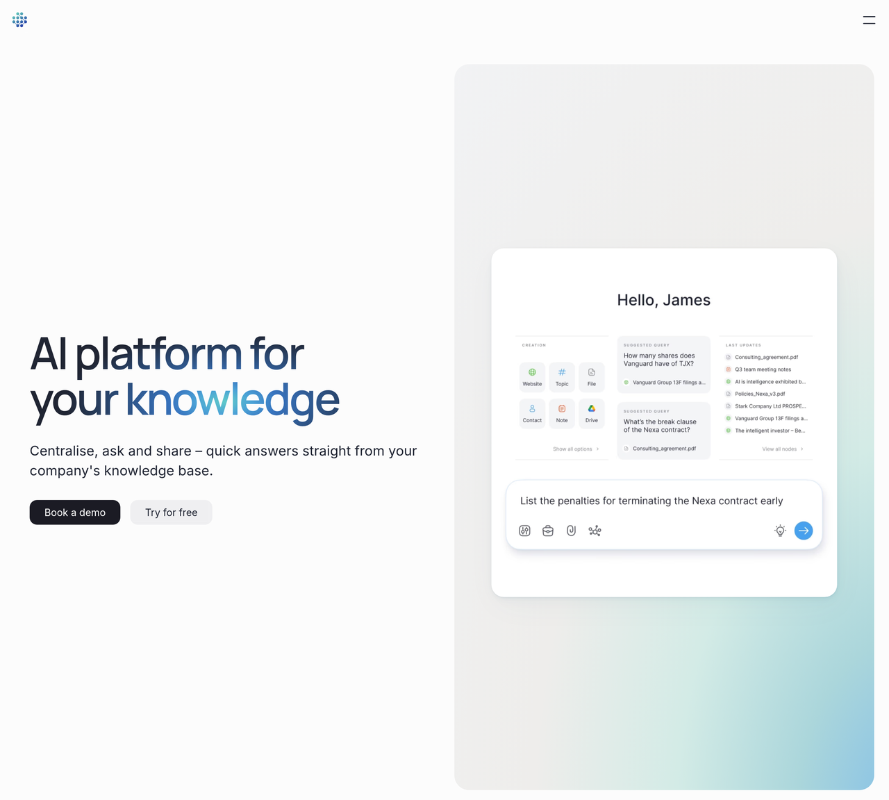 Screenshot of myReach