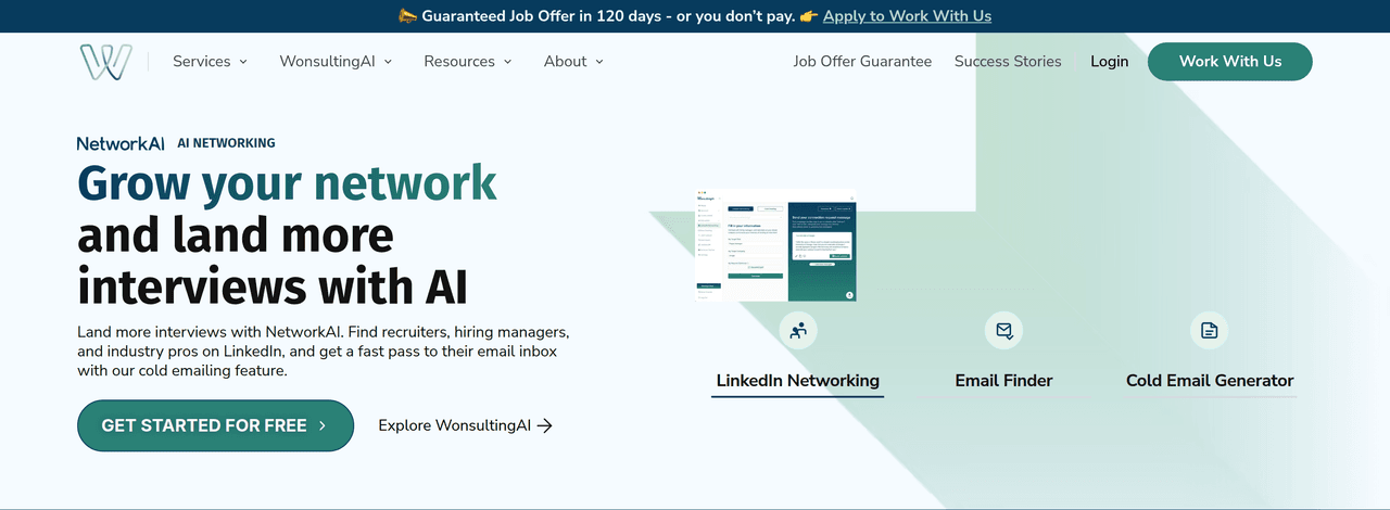Screenshot of Network AI